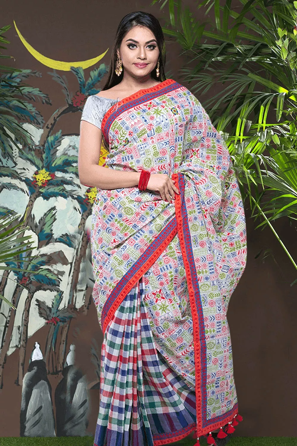 EMBRODROID SILK SAREE
